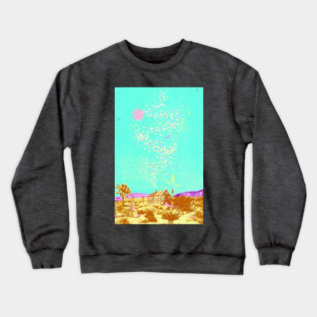 DESERT CABIN Crewneck Sweatshirt by Showdeer